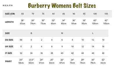 burberry belts women's|burberry belt size chart.